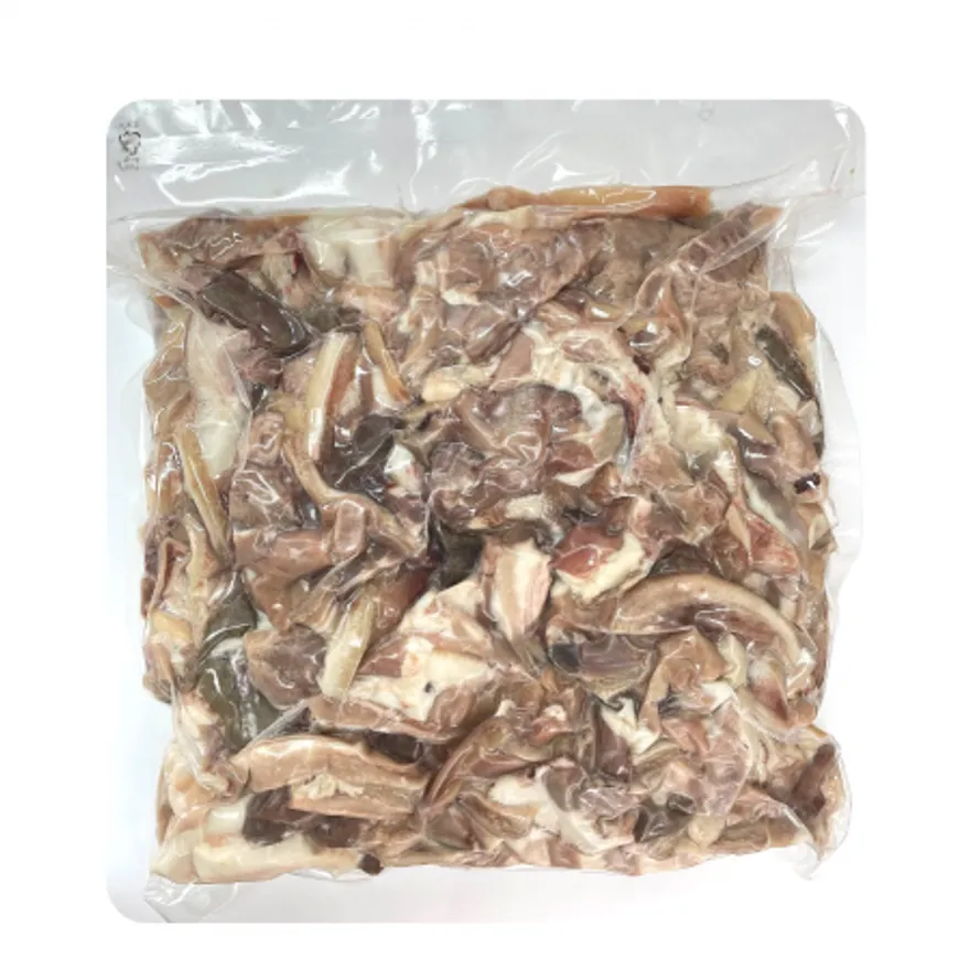 국내산 한돈 돈내장모듬 혼합탕육 1kg (돼지머리고기 소창 염통 오소리) 순대국 국밥용 이미지