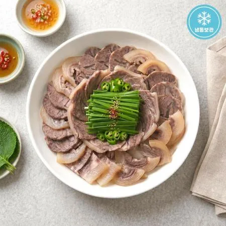 [2차커팅O] 한우 소머리수육 삶은 소머리고기 슬라이스 1kg 냉동 이미지