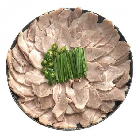익혀나온 목전지 2kg 슬라이스 수육국밥모듬 냉동 돼지고기 이미지