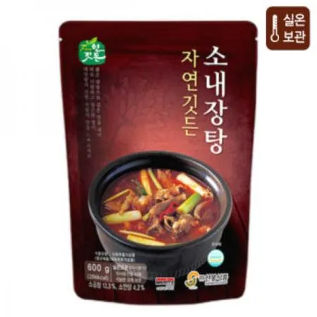 선봉 자연깃든 소내장탕 간편해장국 실온 600gx10개 이미지
