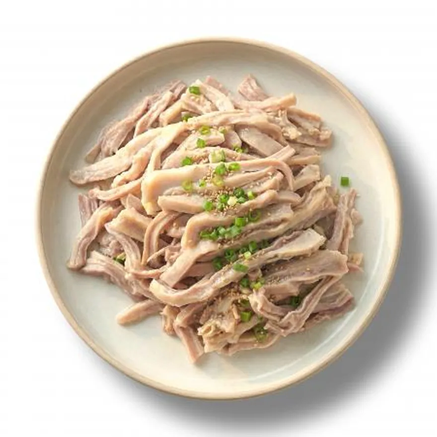 한돈 삶은 돼지 오소리감투 슬라이스 돈내장 1kg 이미지