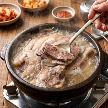 한우 소머리수육 삶은 소머리고기 슬라이스 150g 냉동 이미지