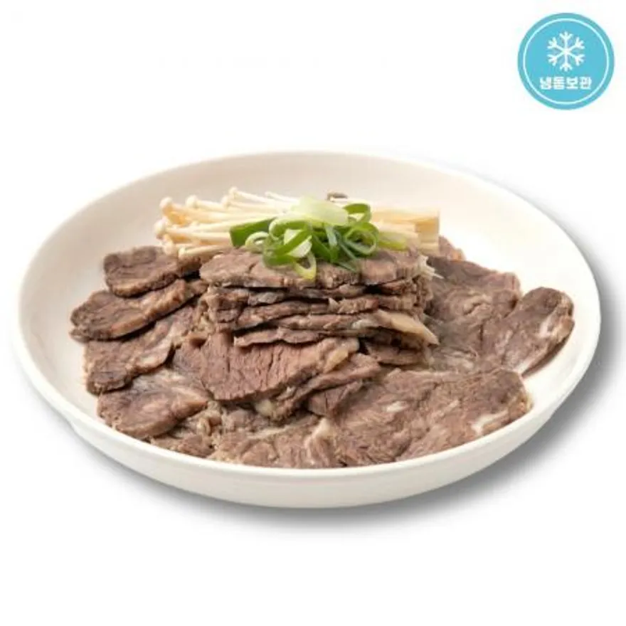 안심추리 부드러운 자숙 소고기 1kg 수육 전골 국밥용 부속고기 꽃등살 (한우곰탕육수증정) 이미지