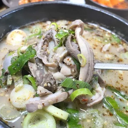 한돈 삶은 돼지 오소리감투 슬라이스 돈내장 1kg 이미지