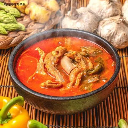 국내산 삶은 한우 흑양 1kg 소내장 곱창전골 깐양(소위) 이미지