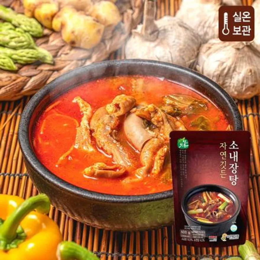 선봉 자연깃든 소내장탕 간편해장국 실온 600gx10개 이미지