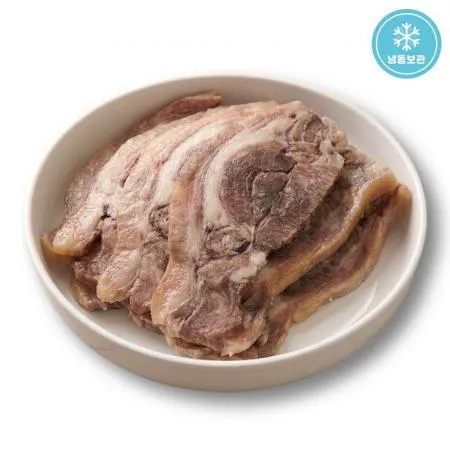 [2차커팅X] 한우 소머리수육 삶은 소머리고기 슬라이스 1kg 익혀나온 (4mm) 이미지