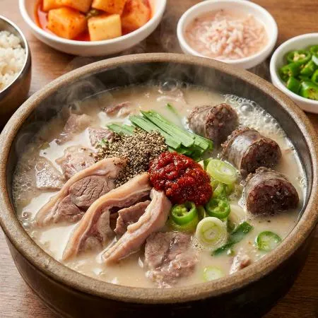 [머리고기100%] 국내산 한돈 돼지머리고기 1kg 탕육 슬라이스 국밥용 순대국고기 이미지