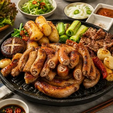 소곱창 모둠세트 610g 곱창 대창 막창 캠핑음식 술안주 이미지