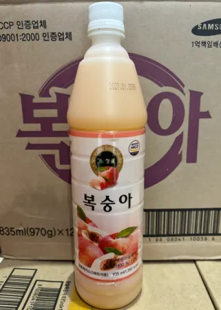복숭아원액 835ml  청솔