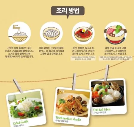 파래곤약면 800g 대신곤약 이미지