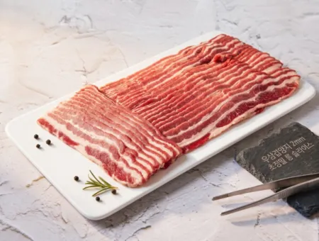 [싱싱배송] 우삼겹양지 슬라이스 1kg - 미국