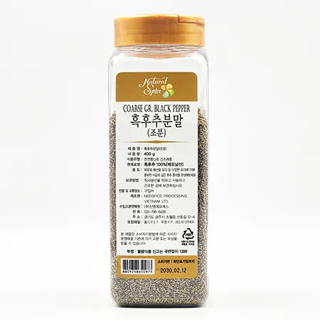 내츄럴스파이스 흑후추분말(조분) 400g 1개