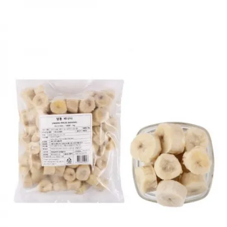 (MZ)솜 냉동바나나(슬라이스 15mm) 1kg