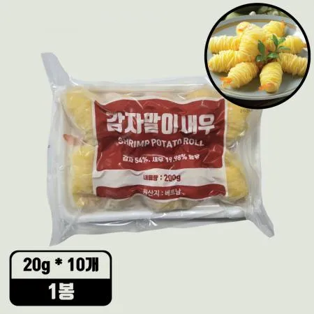 골든피트 감자말이새우 200g