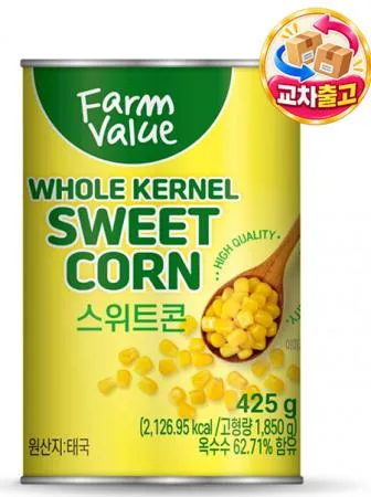 (교차출고) 팜밸류 스위트콘 425G