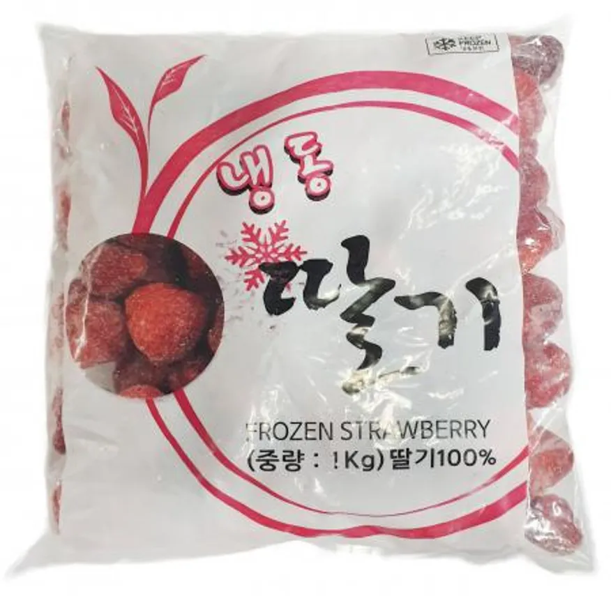 글로벌 냉동딸기 무가당 1kg냉동 이미지