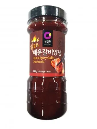 청정원 화끈한맛 매운갈비 양념 840g
