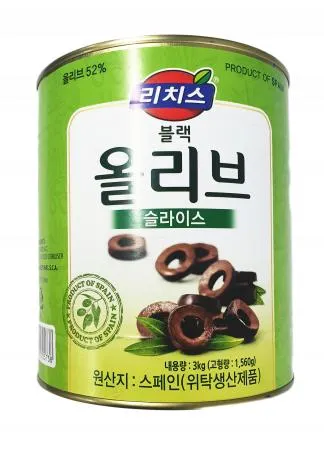 블랙올리브 슬라이스 동서 리치스 3kg