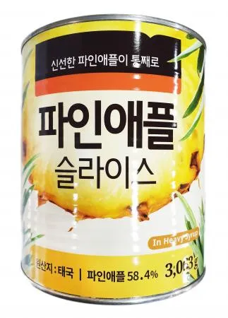 베스트코 파인애플 캔 슬라이스 3,063g