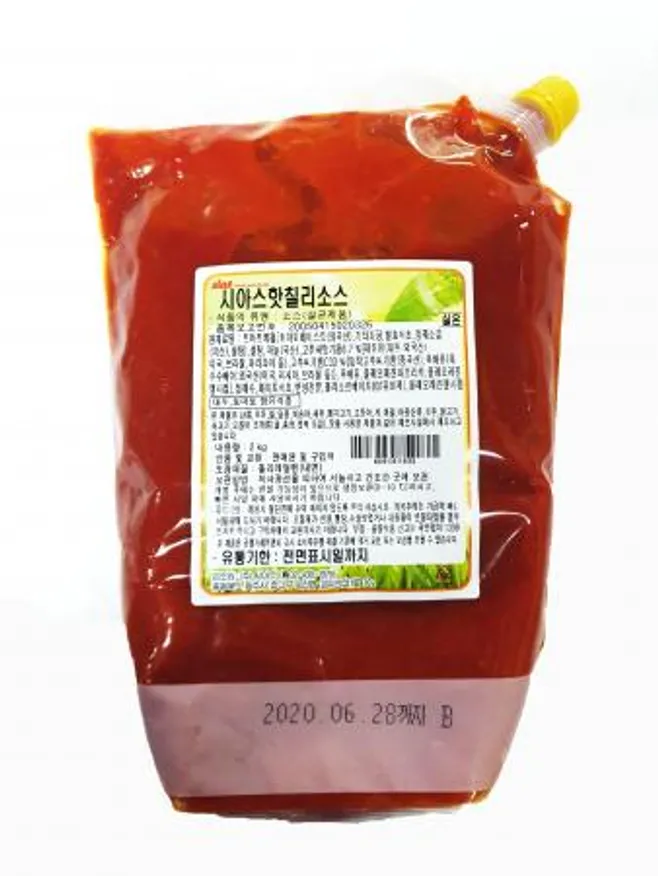 시아스 핫칠리 소스 2kg 이미지
