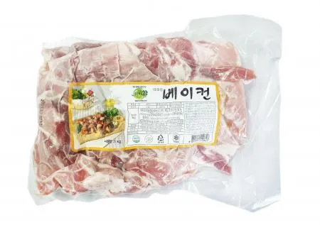 지키미 베이컨 파지 1kg 냉동