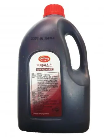 백호 델링 순한맛 바베큐 소스 3.7kg