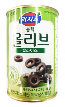 블랙올리브 슬라이스 동서 리치스 405g