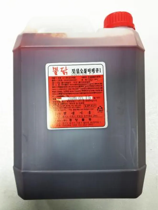 맛샘 숯불바베큐 양념 소스 매운맛 5kg 이미지