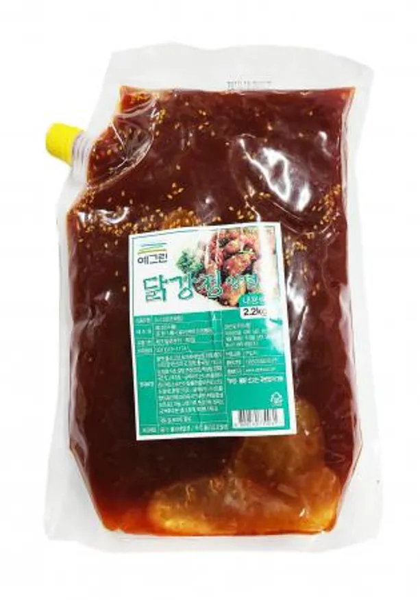 예그린 닭강정 양념 2.2kg 이미지