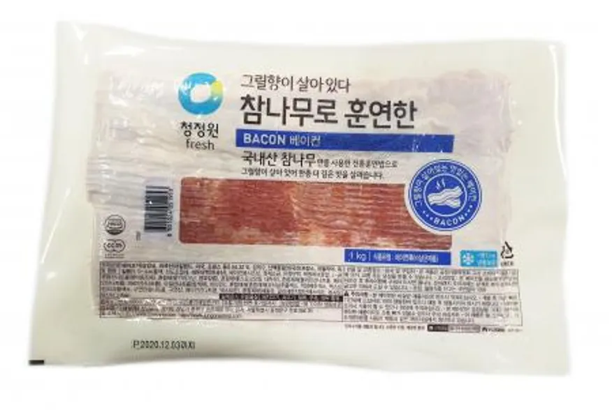 청정원 참나무로 훈연한 베이컨 1kg 이미지