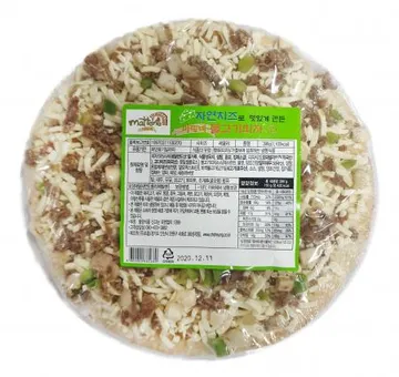 조흥 불고기피자 레귤러 378g 냉동