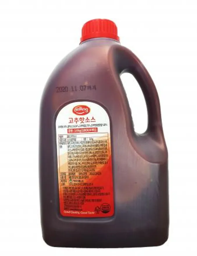 백호 델링 고추 핫소스 3.4kg 이미지