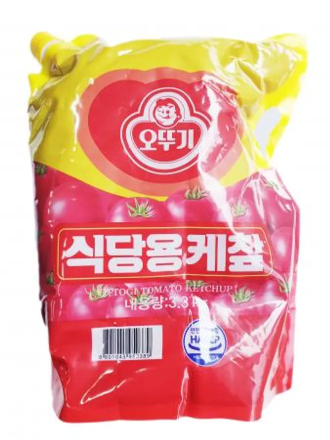 오뚜기 식당용 케첩 스파우트팩 3.3kg 이미지