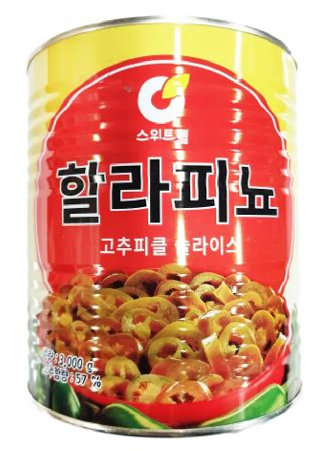 오씨아니 할라피뇨 슬라이스 3kg 이미지