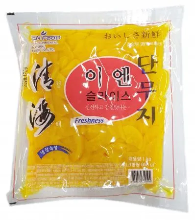 이엔 단무지  슬라이스 치자단무지 1kg
