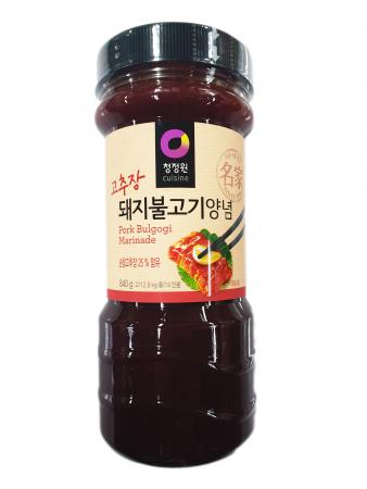 청정원 고추장 돼지 불고기 양념 840g