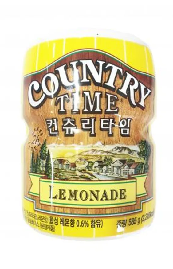 컨츄리 레몬 분말 가루 음료 585g 이미지