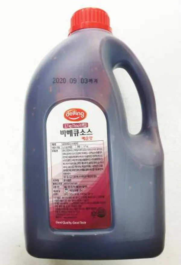 백호 델링 매운맛 바베큐 소스 3.7kg 이미지