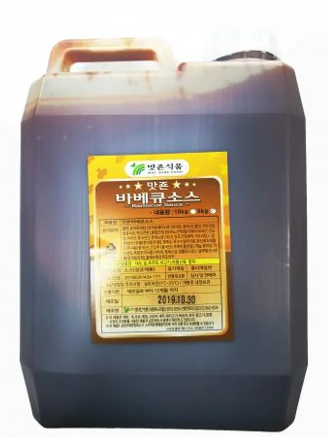 맛죤 바베큐 소스 순한맛 5kg 이미지
