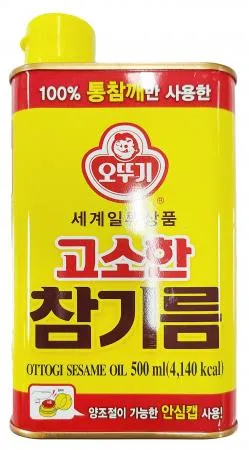 오뚜기 고소한 참기름 500ml 이미지