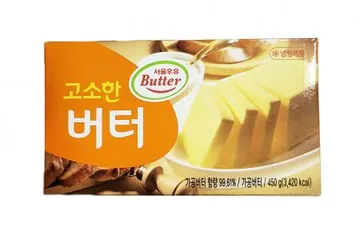 서울우유 고소한 무염버터 450g 냉장