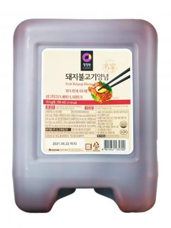 청정원 돼지불고기 양념 10kg 이미지
