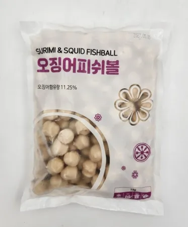 [랜시푸드] 오징어피쉬볼(오리지널) 1KG