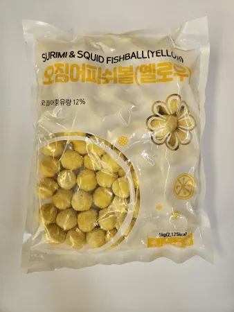 [랜시푸드] 오징어피쉬볼(옐로우) 1KG