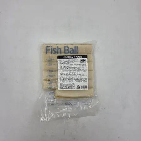 [랜시푸드] 샌드위치모양피쉬볼 500G