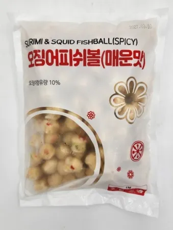[랜시푸드] 오징어피쉬볼(매운맛) 1KG