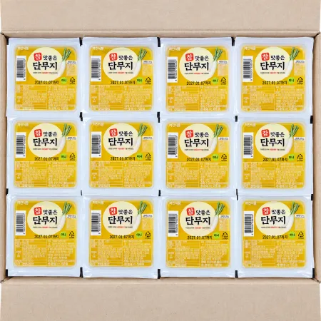 하진식품 꼬마단무지(미니단무지) 120gx6개 이미지