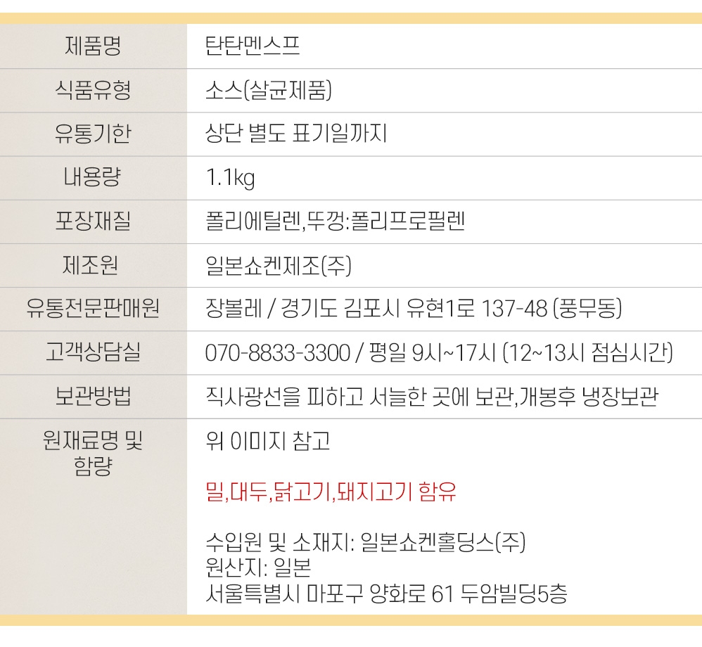 상품정보제공고시