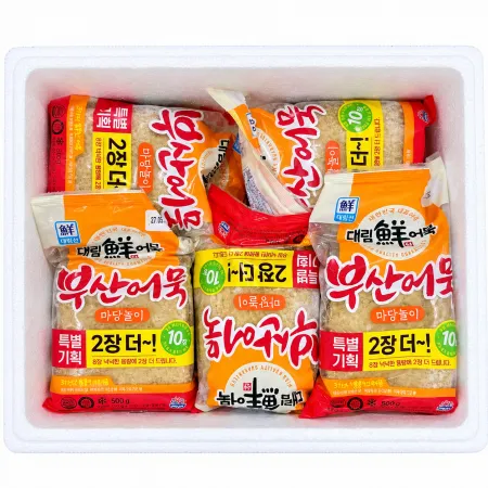 대림선어묵 부산어묵마당놀이 사각어묵 500g x 15팩 이미지